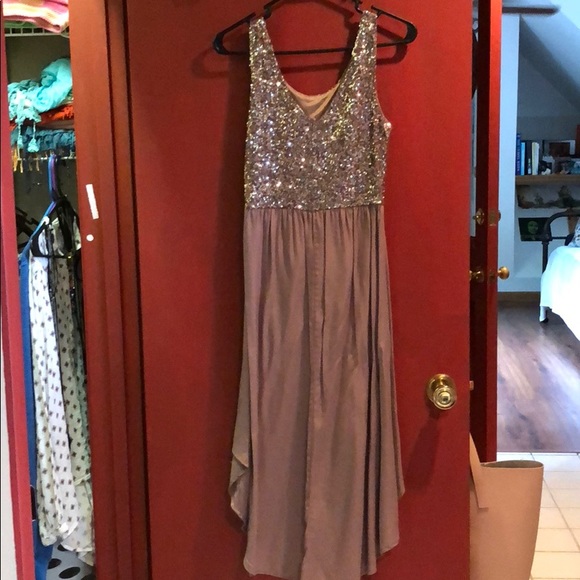 Villa high-low sparkle dress - Picture 3 of 4